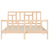 Bed Frame without Mattress 160x200 cm Solid Wood Pine 3193151