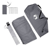 Caravan Tent 5-Person 5-Person Grey and Orange 42001085