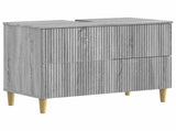 2 Piece Bathroom Cabinet Set ARNHEM Grey Sonoma Engineered Wood 3417528