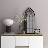 Mirror Black 70x30 cm Iron for Indoor Use 3093514
