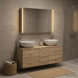 Bathroom Furniture Set 4 pcs Sonoma Oak 3406985