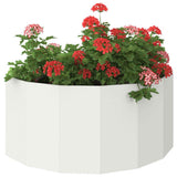 Planter White 120 x 60 x 50 cm Steel 883704