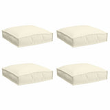 Cushion 4 pcs Cream 40 x 40 x 8 cm Oxford Fabric 42001590