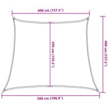 Sunshade Sail 160 g/m Trapezium Black 4/5x4 m HDPE 311766