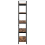 Bookshelf Smoked Oak 100 x 33.5 x 178 cm Engineered Wood 883936