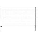 Embedded Fence Post 11 pcs Grey 180 cm Powder-Coated Steel 42006285