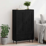 Highboard Black Oak 69.5 x 31 x 115 cm Engineered Wood 882579