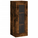 Highboard Smoked Oak 34,5x34x180 cm Engineered Wood 3199254