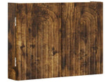 Dartboard Cabinet ALKMAAR Smoked Oak 52.5 x 10.5 x 53.5 cm 896230