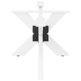 Coffee Table Leg Spider Shape White 98x58x cm Steel 4013109