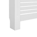 ZNTS Radiator Covers 2 pcs White 172x19x81.5 cm MDF 3051376