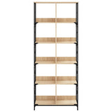 Bookshelf Sonoma Oak 78.5x33x188.5 cm Engineered Wood 835260
