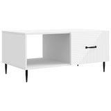 Coffee Table White 90 x 50 x 40 cm Engineered Wood 894955