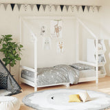 Kids Bed Frame White 80x160 cm Solid Wood Pine 835710