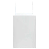 Paper Bags 250 pcs with Handles White 32x17x25 cm 4101621