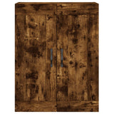 Wall Mounted Cabinet Smoked Oak 69.5x34x90 cm Engineered Wood 830377