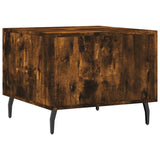 Coffee Tables 2 pcs Smoked Oak 50x50x40 cm Engineered Wood 829439