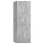 8 Piece TV Cabinet Set Concrete Grey Engineered Wood 3079136