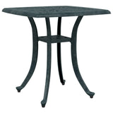 Garden Table Green 53x53x53 cm Cast Aluminium 4002818