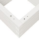 Garden Planter White 40x40x23 cm Solid Wood Pine 847179