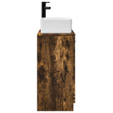 Bathroom Vanity with Sink Smoked Oak 54 x 35 x 83 cm 890163