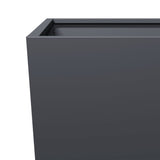 Garden Planter Anthracite 35x35x75 cm Steel 851084