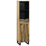 Bathroom Furniture Set with Drawer 3 pcs Brown 38 x 33 x 160 cm 3310043