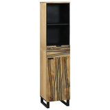 Bathroom Furniture Set with Drawer 3 pcs Brown 38 x 33 x 160 cm 3310043