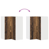 Wall Corner Cabinet LUCCA Old Wood 57 x 57 x 80 cm 885083