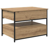 Coffee Table Artisan Oak 70 x 50 x 54.5 cm Engineered Wood 883049
