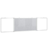 Magnetic Whiteboard Foldable 200x50x1.7 cm Aluminium 4005367