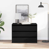 Drawer Cabinet Black 80 x 41 x 58 cm Engineered Wood 868902
