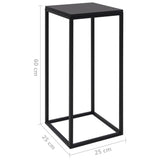 ZNTS Side Tables 2 pcs Black Steel 336128