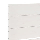 Extra Long Bed Frame without Mattress White 200x210 cm Solid Wood 3309278