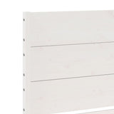 Extra Long Bed Frame without Mattress White 140x210 cm Solid Wood 3309272