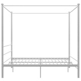 Bed Frame White Powder-coated metal Super King 325067