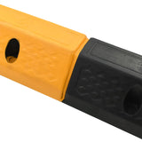 ZNTS Parking Blocks 2 pcs Rubber 49x15x9 cm 142838