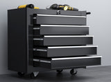 5-Drawer Tool Chest with Wheels, Steel Lockable Tool Storage Cabinet with Handle, 2 Keys for Garage, T3398P341418