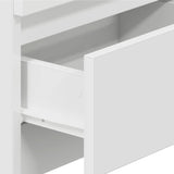 ZNTS Bedside Cabinet with 2 Drawers White 40x33x60 cm 858560