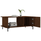 Coffee Table Brown Oak 90x50x40 cm Engineered Wood 829499