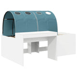 Bed with Tunnel 3 pcs Artisian Oak and Light Blue 3423690
