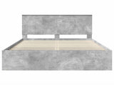 Bed Frame Concerte Grey 135 x 190 cm Solid Pine Wood 3411022