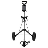 Golf Trolley Folding Manual Black 66 x 65 x 112 cm Iron 42033585