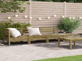 Garden Sofa 4-Seater Impregnated Wood Pine 838053