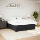 Bed Frame without Mattress Black Super King Velvet 3284666