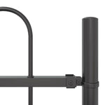 Garden Fence Grey 13.6 x 1 m Powder-coated steel 3334155