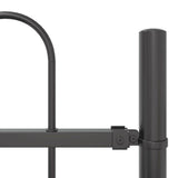 Garden Fence Grey 13.6 x 1 m Powder-coated steel 3334155