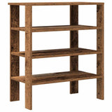 Shoe Rack Old Wood 61x32x70 cm Engineered Wood 859849