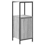 ZNTS 3 Piece Bathroom Furniture Set Grey Sonoma Engineered Wood 3328362
