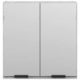 Bathroom Mirror Cabinet Concrete Grey 64x20x66.5 cm Engineered Wood 856939